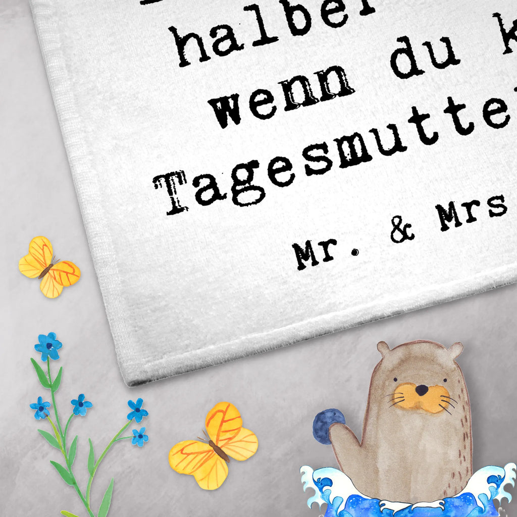Ręcznik dla gości opiekunka dzienna serce Zawód, Wykształcenie, Jubileusz, Pożegnanie, Emerytura, Kolega, Koleżanka, Prezent, Dawać, Pracownik, Współpracownik, Firma, Dziękuję, Dziękuję bardzo