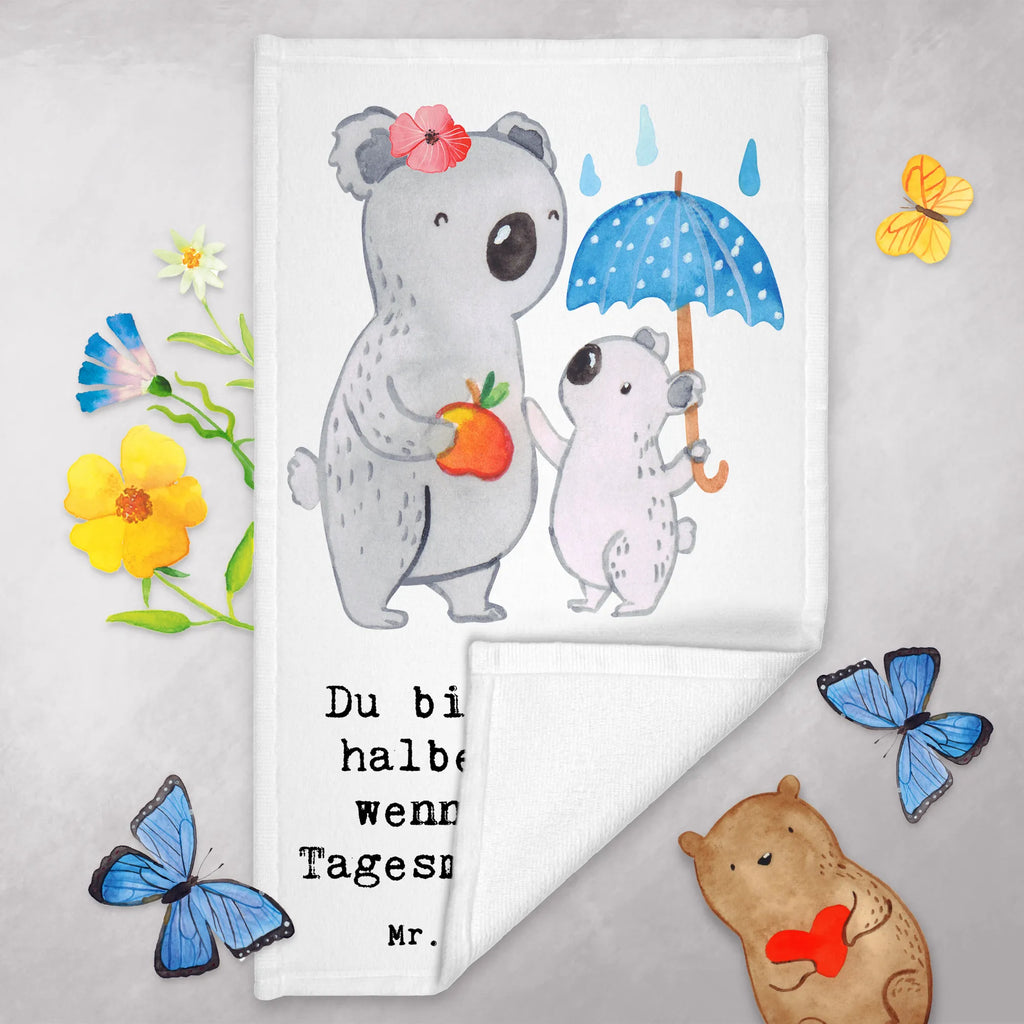 Ręcznik dla gości opiekunka dzienna serce Zawód, Wykształcenie, Jubileusz, Pożegnanie, Emerytura, Kolega, Koleżanka, Prezent, Dawać, Pracownik, Współpracownik, Firma, Dziękuję, Dziękuję bardzo