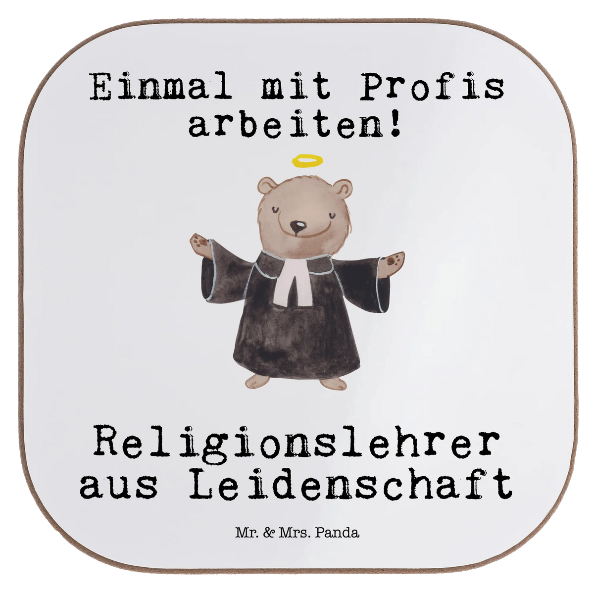 Square coaster Religious Teacher Passion breakfast, party, glass coasters, gifts, presents, gift, Coasters, gift idea, best, farewell gift, passing exam, anniversary, retirement, promotion, job start, sayings, funny, profession