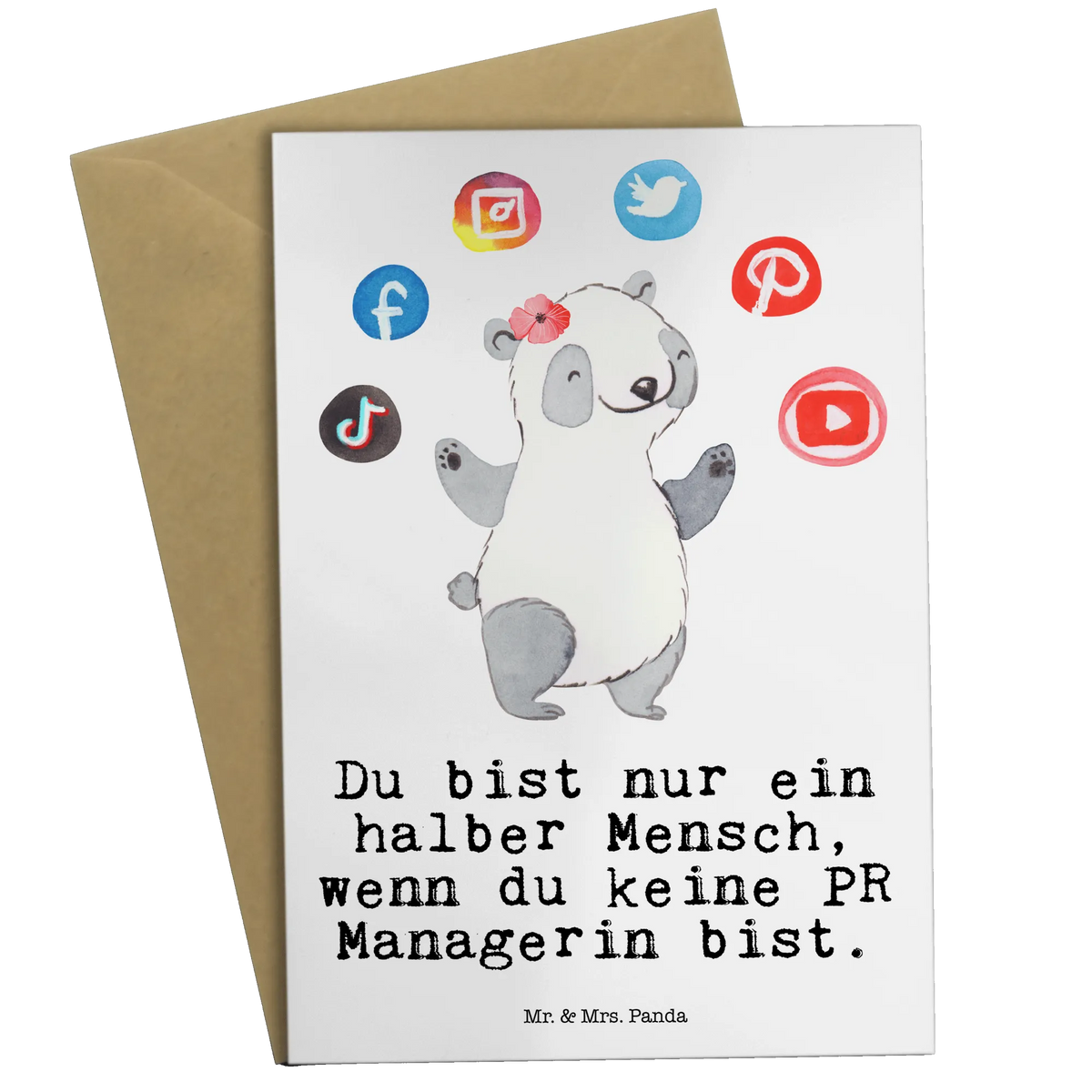 Greetings card PR Manager Heart greeting card, birthday card, invitation card, wedding card, folding card, gift, gift idea, best, farewell gift, passing exam, anniversary, retirement, promotion, job start, sayings, funny, profession