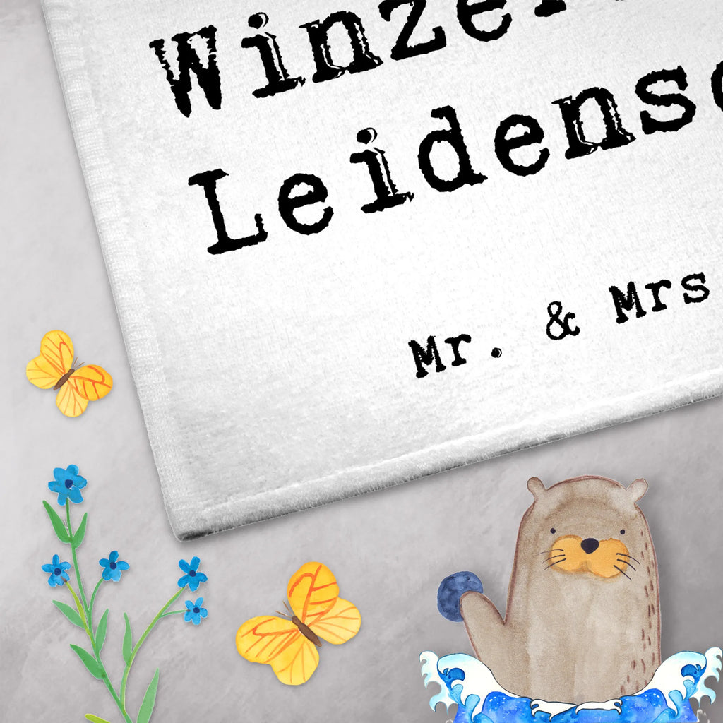 Ręcznik dla gości Winiarka pasja Zawód, Wykształcenie, Jubileusz, Pożegnanie, Emerytura, Kolega, Koleżanka, Prezent, Dawać, Pracownik, Współpracownik, Firma, Dziękuję, Dziękuję bardzo