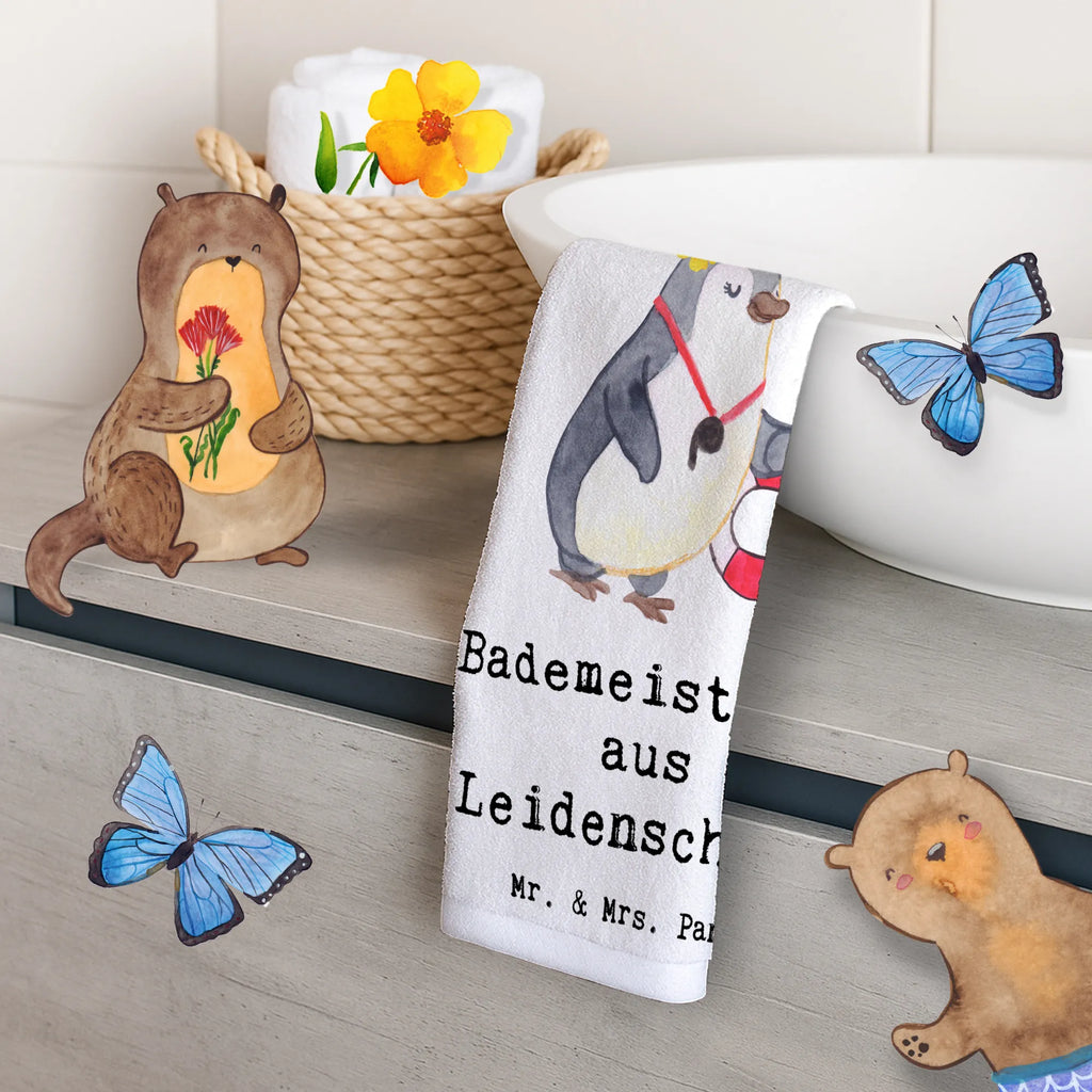 Guest towel Lifeguard Passion Guest towel, hand towels, towel, 50 x 30, guest towels, gift, gift idea, best, farewell gift, passing exam, anniversary, retirement, promotion, job start, sayings, funny, profession