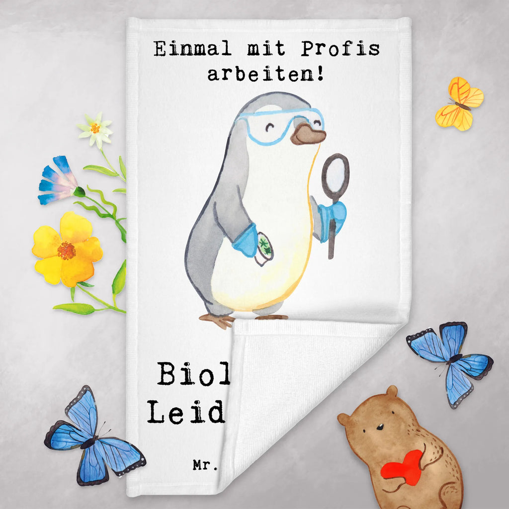 Ręcznik dla gości Biolog Pasja Zawód, Wykształcenie, Jubileusz, Pożegnanie, Emerytura, Kolega, Koleżanka, Prezent, Dawać, Pracownik, Współpracownik, Firma, Dziękuję, Dziękuję bardzo