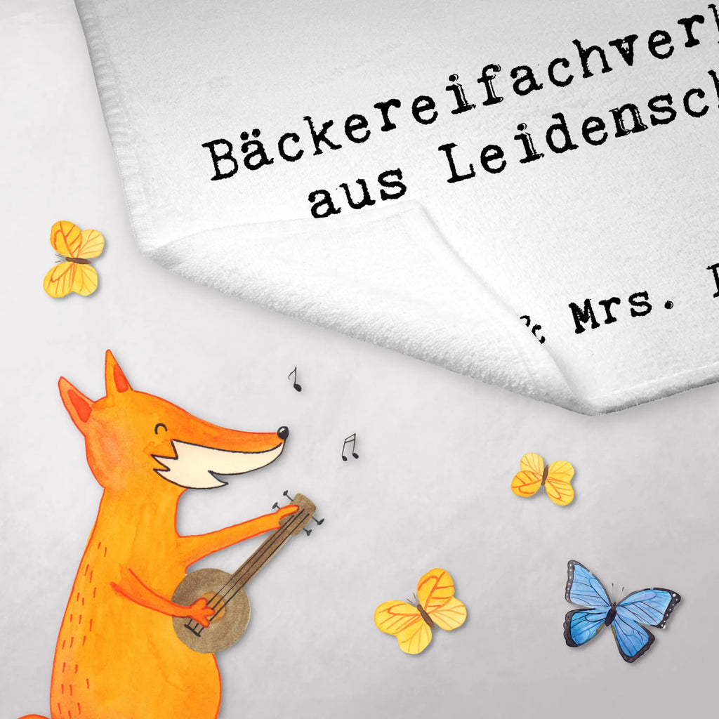 Ręcznik dla gości Sprzedawca w piekarni Pasja Zawód, Wykształcenie, Jubileusz, Pożegnanie, Emerytura, Kolega, Koleżanka, Prezent, Dawać, Pracownik, Współpracownik, Firma, Dziękuję, Dziękuję bardzo