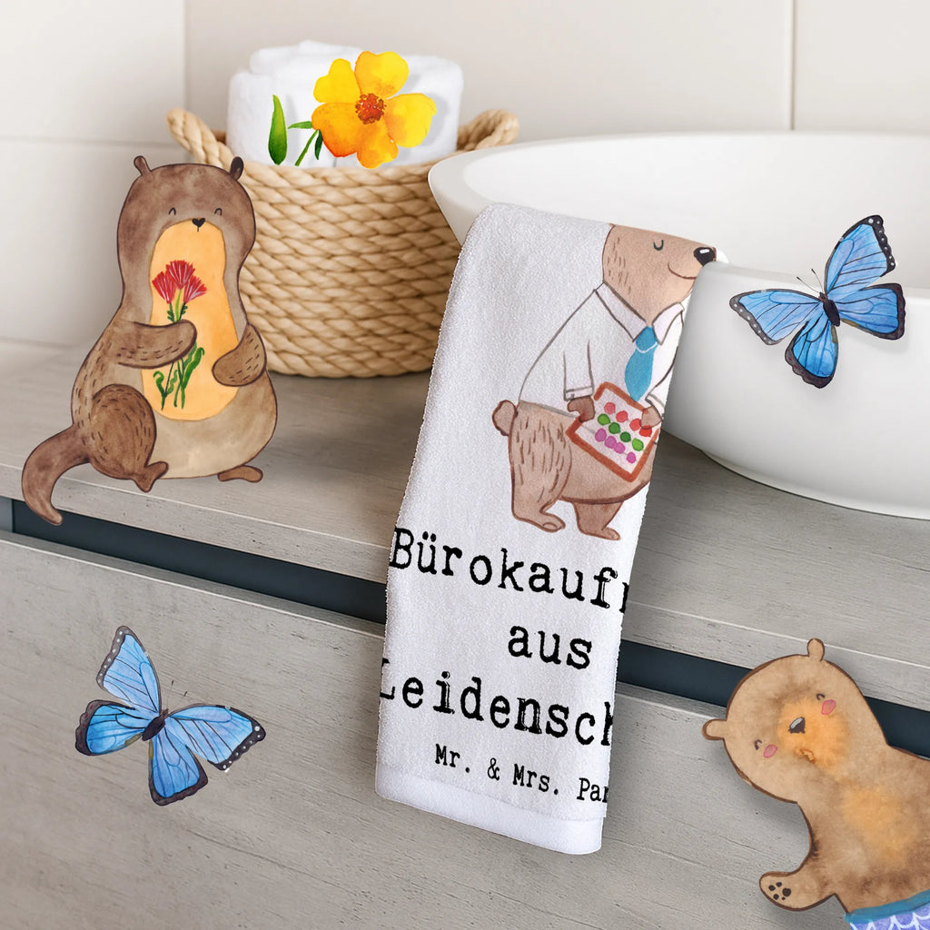 Guest towel Office clerk Passion towel, 50 x 30, hand towels, Guest towel, guest towels, gift, gift idea, best, farewell gift, passing exam, anniversary, retirement, promotion, job start, sayings, funny, profession