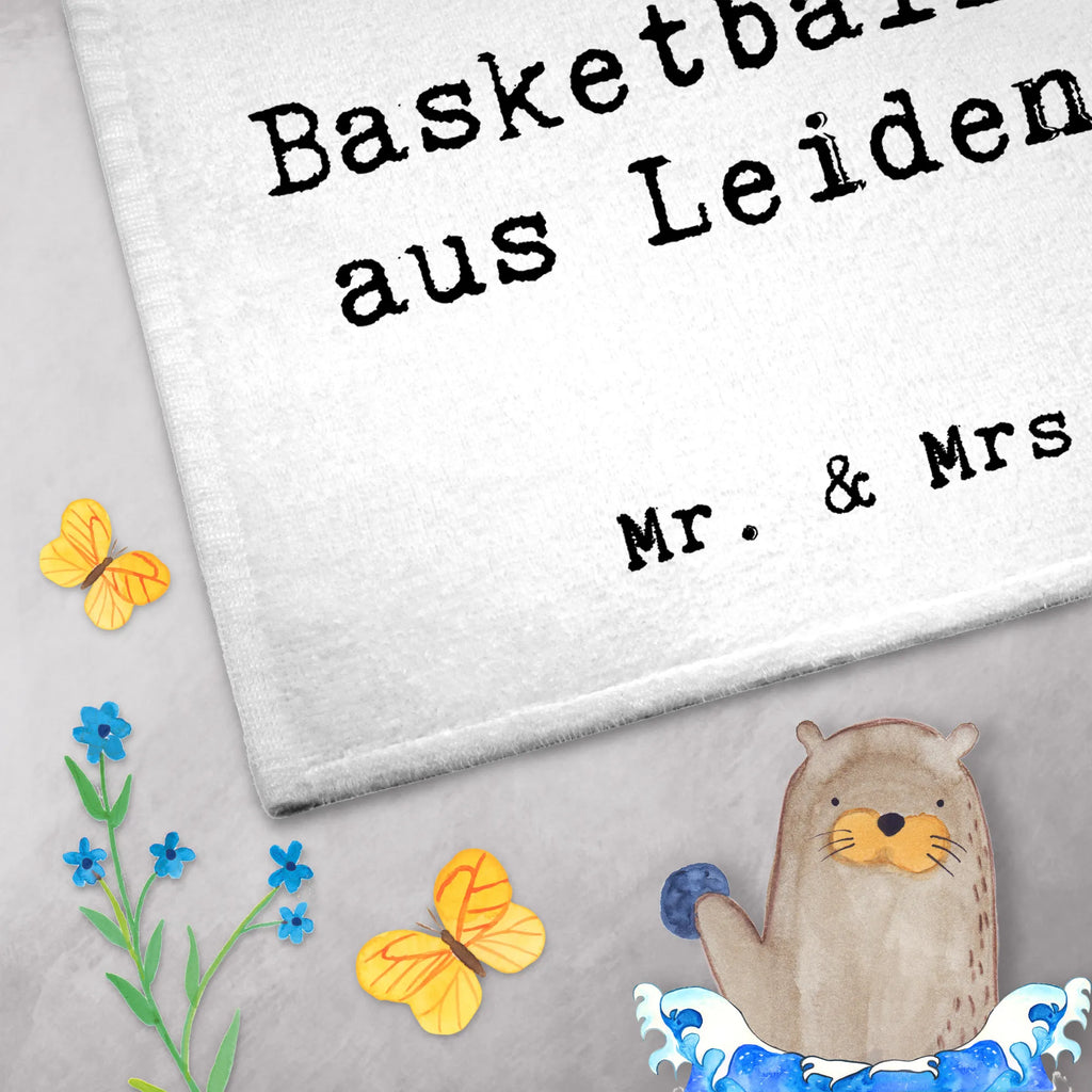 Ręcznik dla gości Trener koszykówki pasja Zawód, Wykształcenie, Jubileusz, Pożegnanie, Emerytura, Kolega, Koleżanka, Prezent, Dawać, Pracownik, Współpracownik, Firma, Dziękuję, Dziękuję bardzo