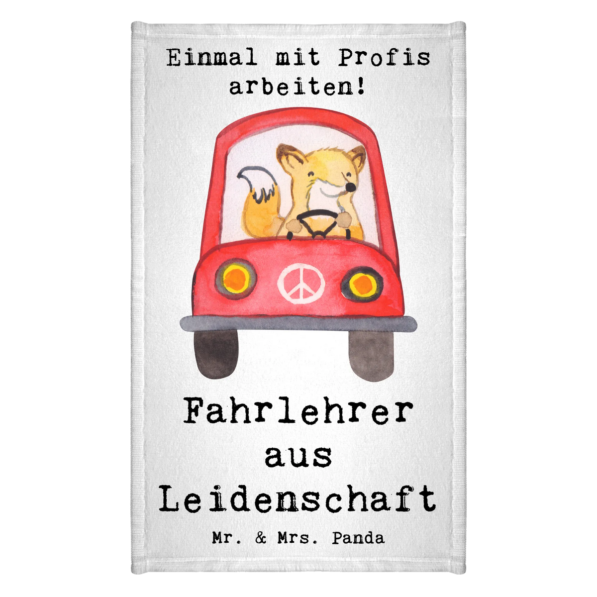 Guest towel driving instructor Passion towel, guest towels, 50 x 30, Guest towel, hand towels, gift, gift idea, best, farewell gift, passing exam, anniversary, retirement, promotion, job start, sayings, funny, profession
