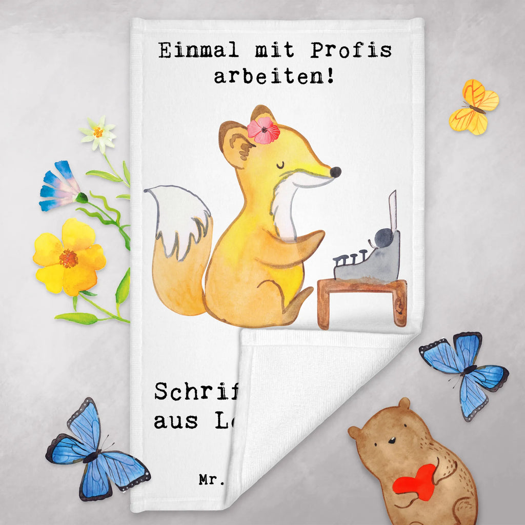 Guest towel female writer Passion Guest towel, guest towels, hand towels, 50 x 30, towel, gift, gift idea, best, farewell gift, passing exam, anniversary, retirement, promotion, job start, sayings, funny, profession