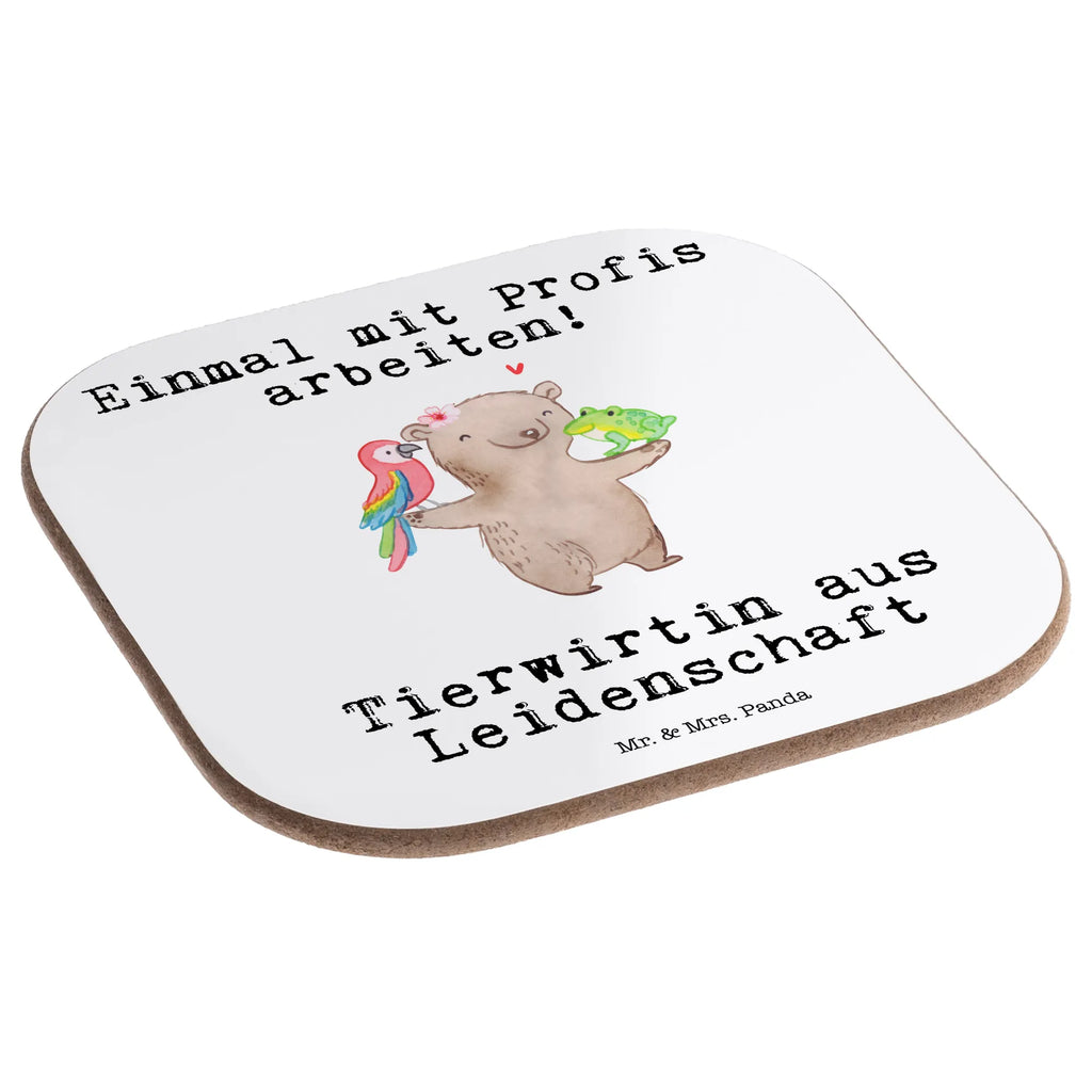 Square coaster Animal keeper Passion gift, presents, party, Coasters, glass coasters, gifts, breakfast, gift idea, best, farewell gift, passing exam, anniversary, retirement, promotion, job start, sayings, funny, profession