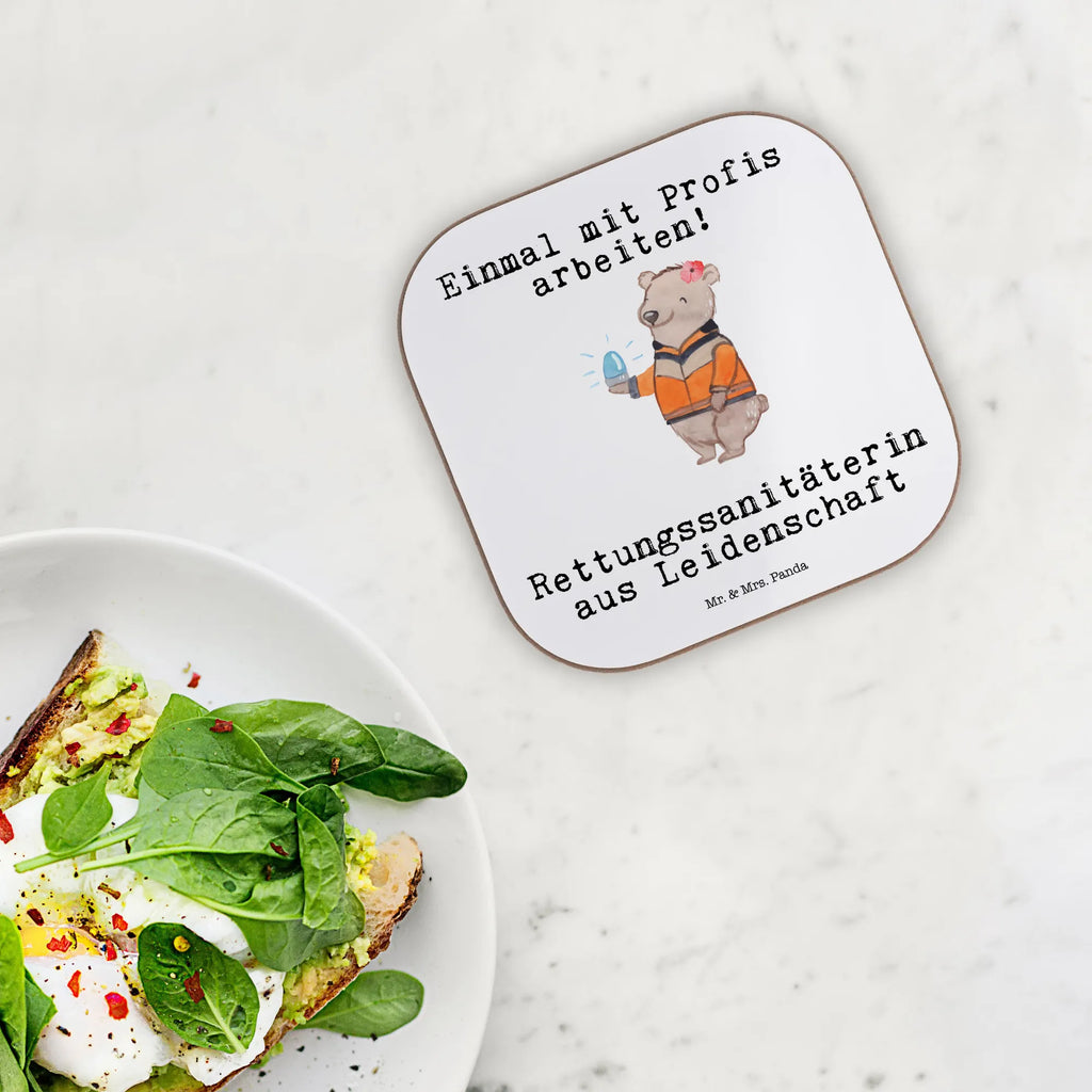 Square coaster Paramedic Passion glass coasters, breakfast, Coasters, presents, gifts, party, gift, gift idea, best, farewell gift, passing exam, anniversary, retirement, promotion, job start, sayings, funny, profession