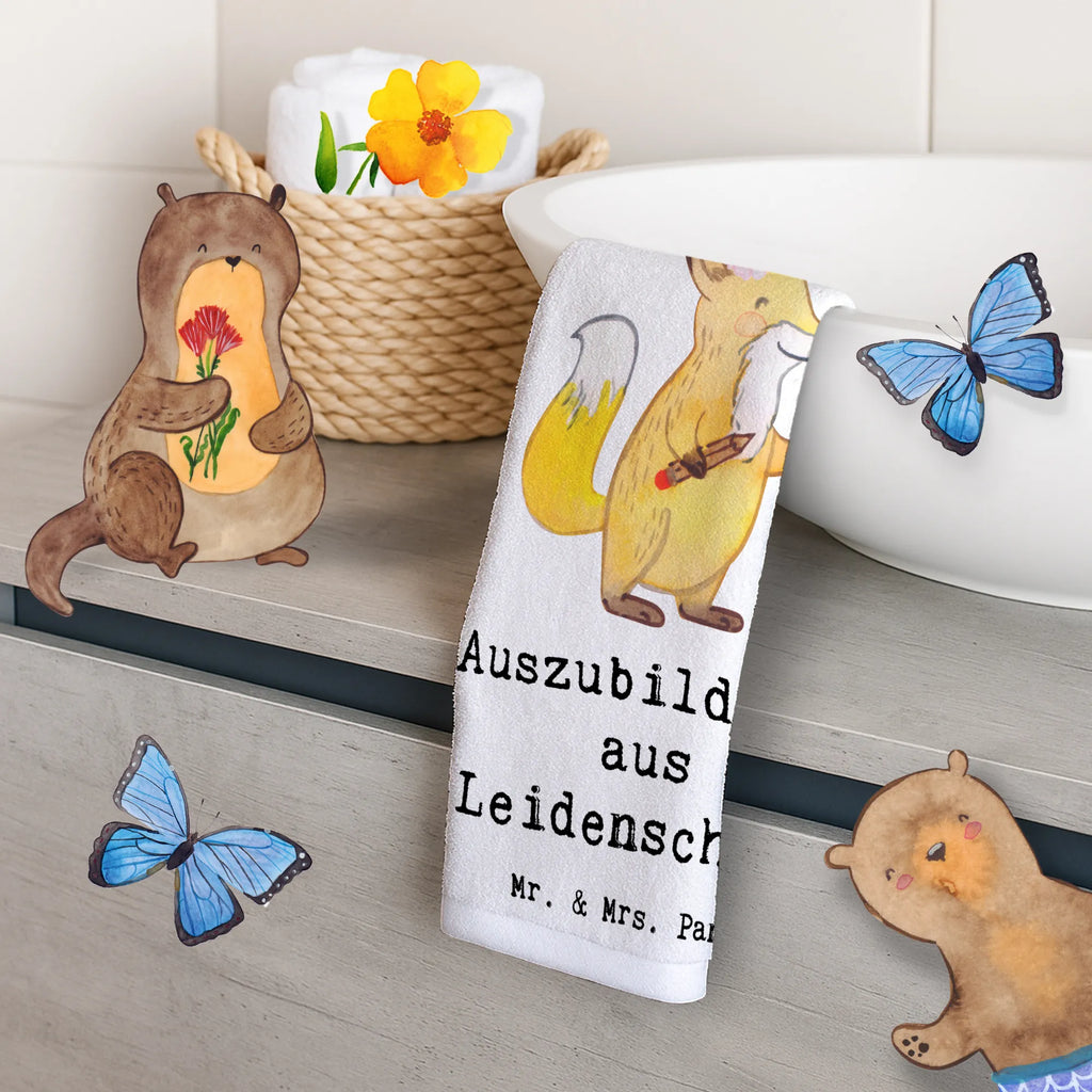 Guest towel Apprentice passion guest towels, towel, Guest towel, 50 x 30, hand towels, gift, gift idea, best, farewell gift, passing exam, anniversary, retirement, promotion, job start, sayings, funny, profession