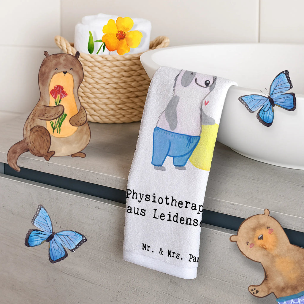 Guest towel Physiotherapist Passion 50 x 30, guest towels, hand towels, towel, Guest towel, gift, gift idea, best, farewell gift, passing exam, anniversary, retirement, promotion, job start, sayings, funny, profession