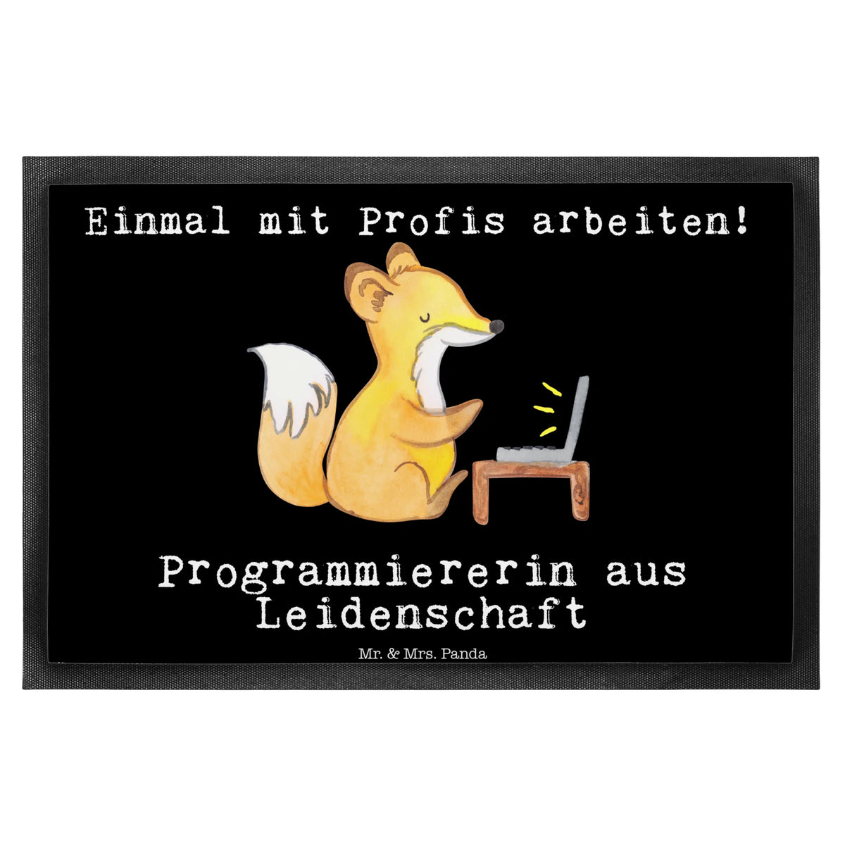 Doormat female programmer Passion gift, gift idea, best, farewell gift, passing exam, anniversary, retirement, promotion, job start, sayings, funny, profession