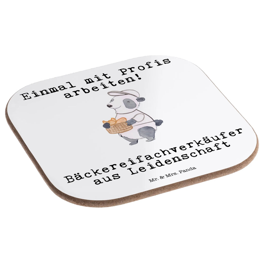 Square coaster Bakery Salesperson Passion Coasters, party, glass coasters, presents, gift, breakfast, gifts, gift idea, best, farewell gift, passing exam, anniversary, retirement, promotion, job start, sayings, funny, profession