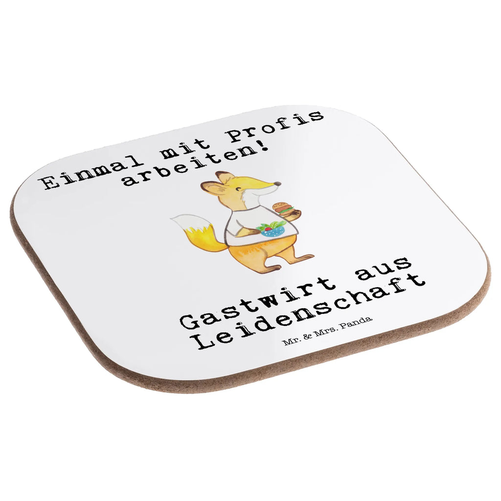 Square coaster Innkeeper Passion glass coasters, Coasters, party, gift, breakfast, gifts, presents, gift idea, best, farewell gift, passing exam, anniversary, retirement, promotion, job start, sayings, funny, profession