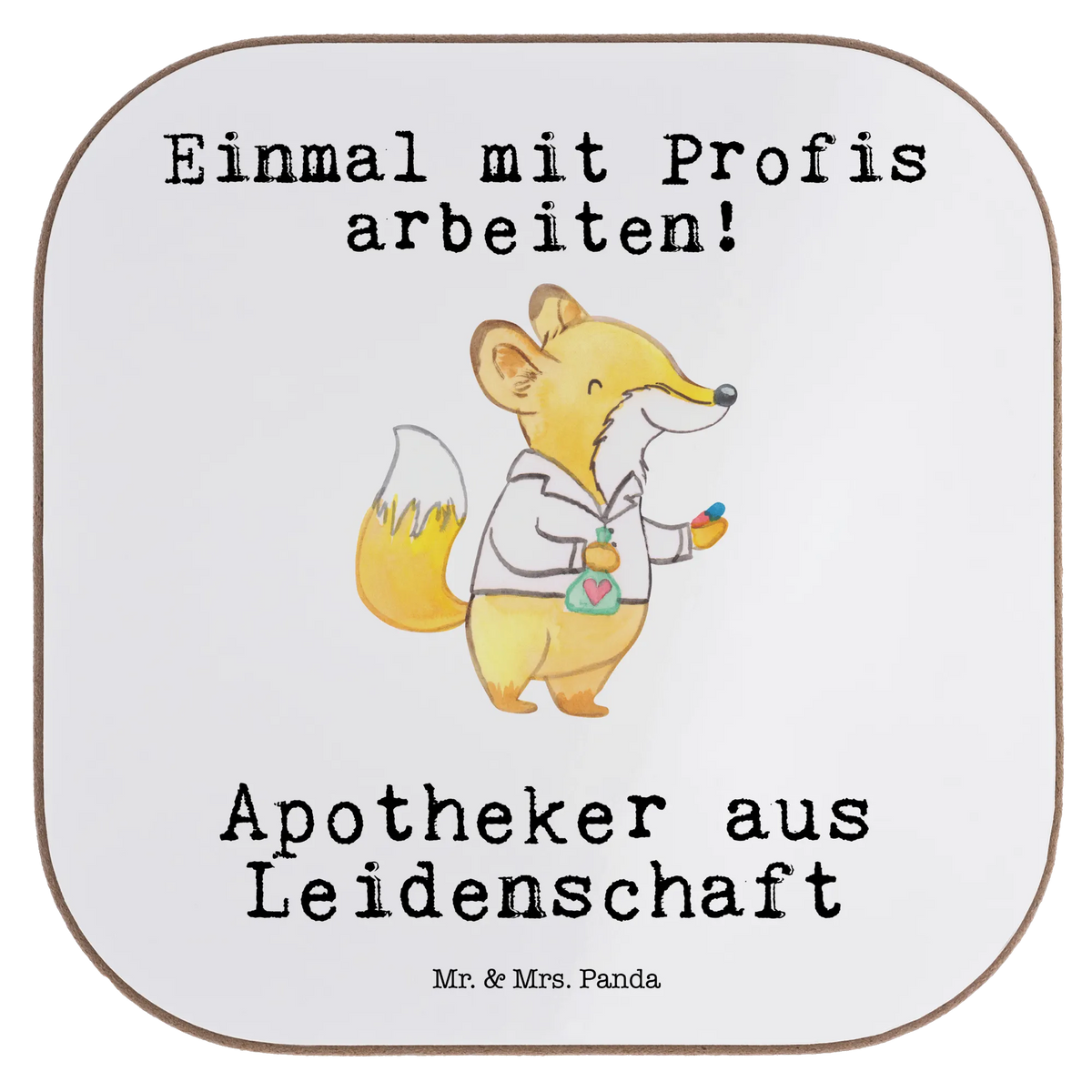Square coaster Pharmacist Passion presents, gift, Coasters, glass coasters, gifts, breakfast, party, gift idea, best, farewell gift, passing exam, anniversary, retirement, promotion, job start, sayings, funny, profession