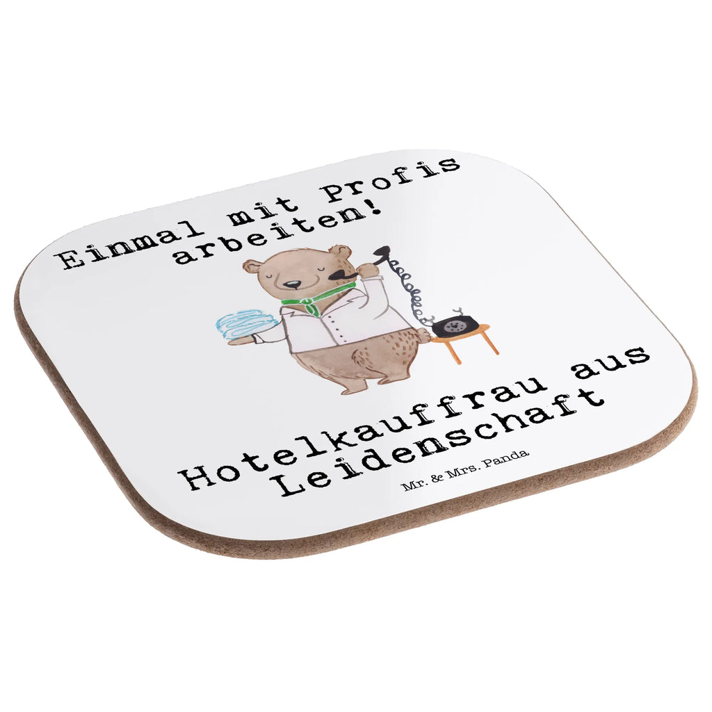 Square coaster Hotel Clerk Passion gifts, breakfast, glass coasters, presents, party, Coasters, gift, gift idea, best, farewell gift, passing exam, anniversary, retirement, promotion, job start, sayings, funny, profession