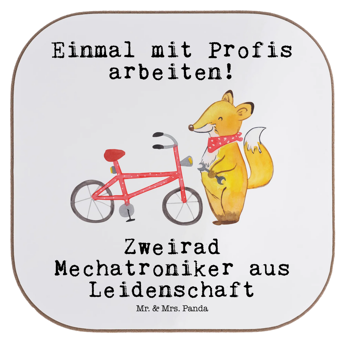Square coaster Bicycle Mechanic Passion presents, Coasters, breakfast, gifts, party, gift, glass coasters, gift idea, best, farewell gift, passing exam, anniversary, retirement, promotion, job start, sayings, funny, profession