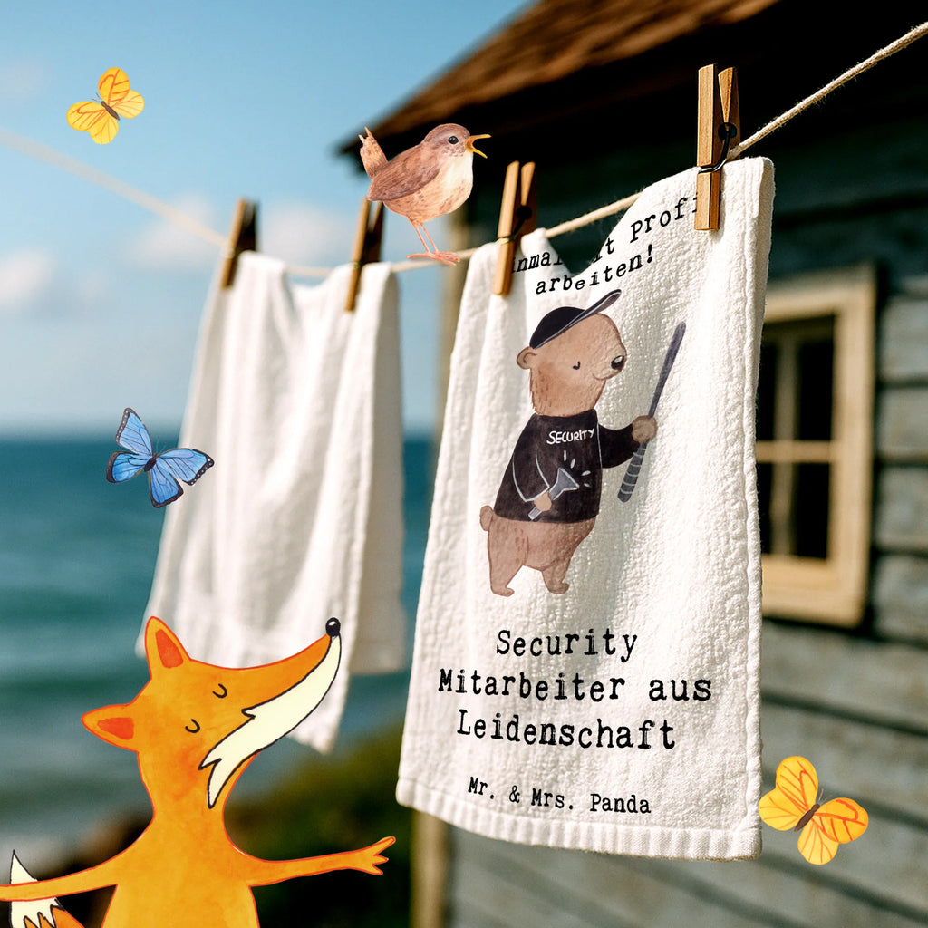 Guest towel Security Guard Passion hand towels, 50 x 30, Guest towel, guest towels, towel, gift, gift idea, best, farewell gift, passing exam, anniversary, retirement, promotion, job start, sayings, funny, profession