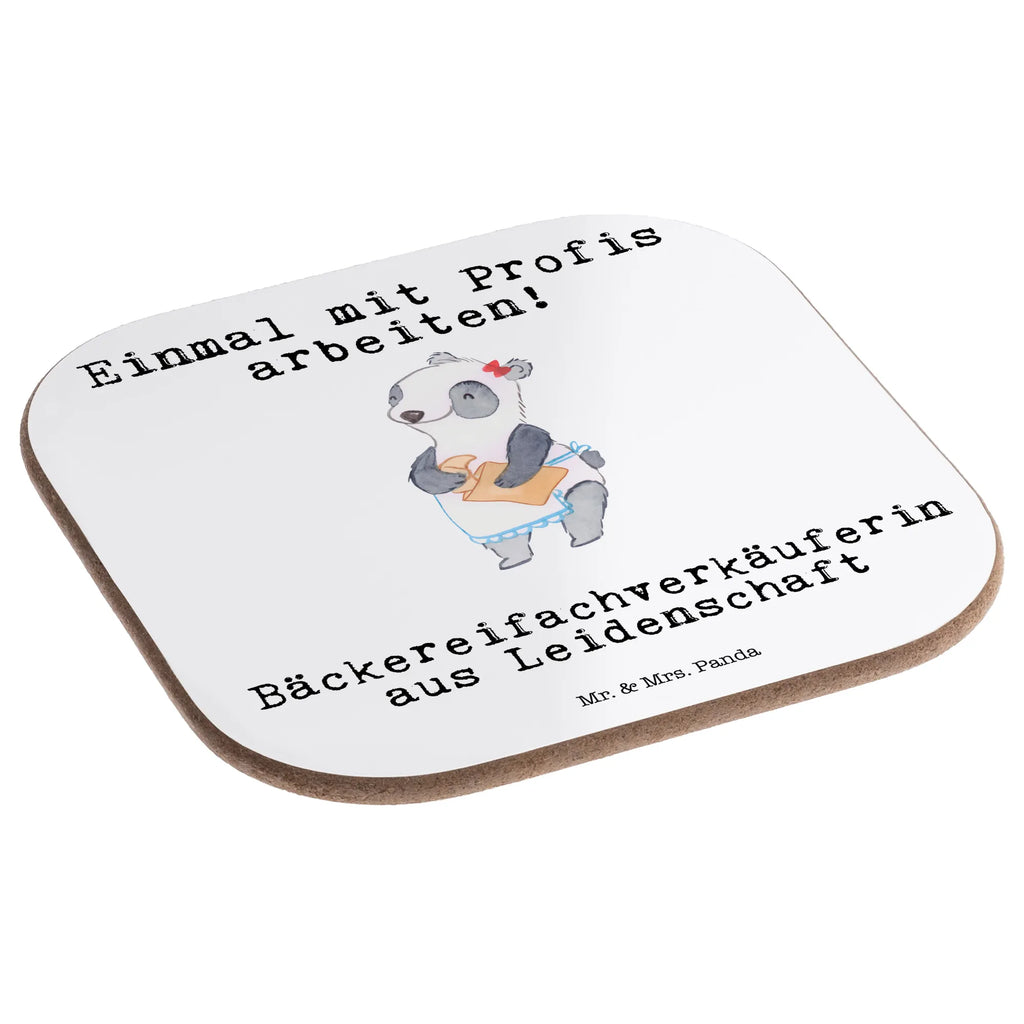 Square coaster Bakery saleswoman Passion Coasters, gift, party, breakfast, presents, glass coasters, gifts, gift idea, best, farewell gift, passing exam, anniversary, retirement, promotion, job start, sayings, funny, profession