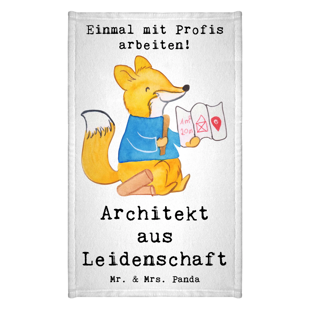 Guest towel architect Passion gift, sayings, gift idea, best, farewell gift, passing exam, anniversary, retirement, promotion, job start, profession