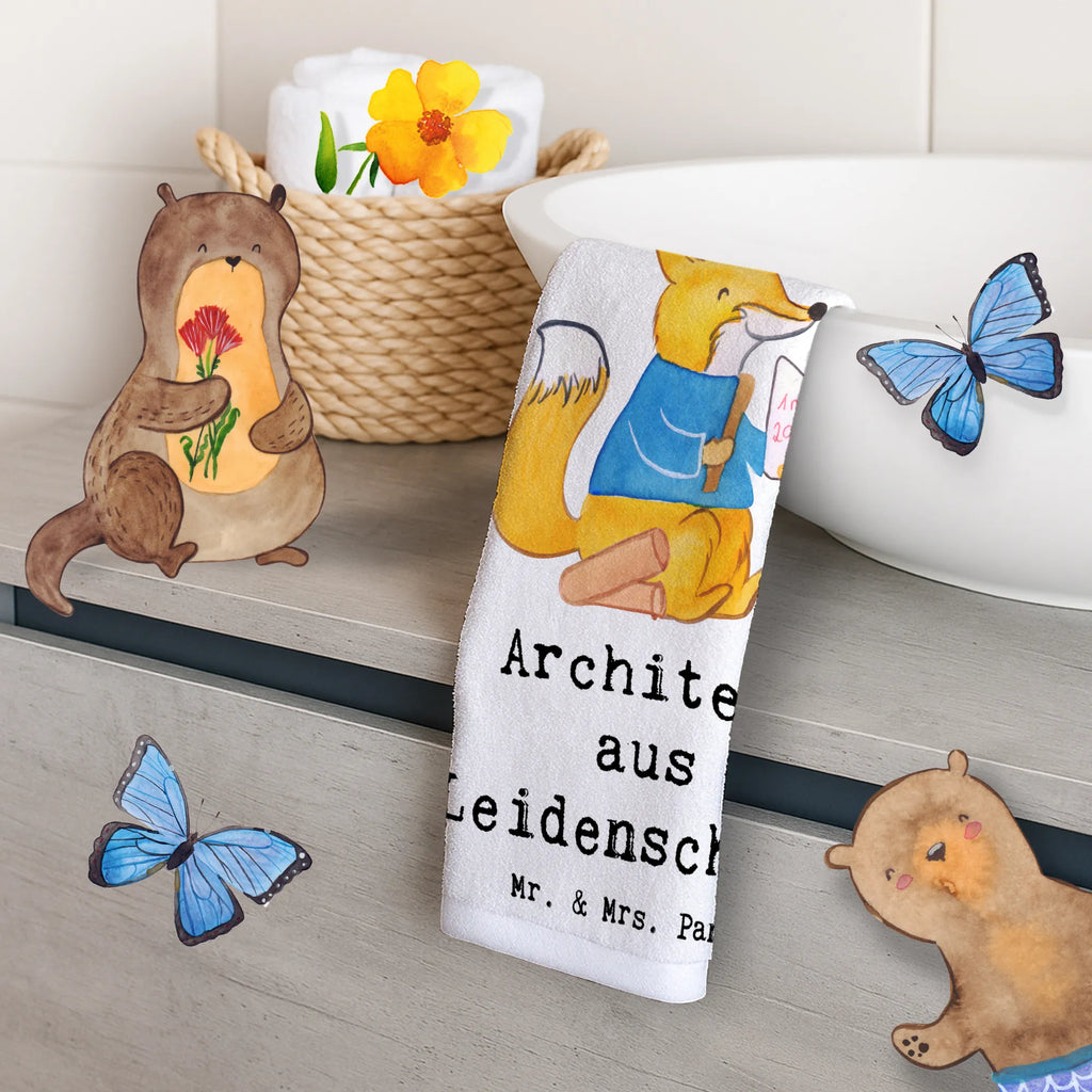 Guest towel architect Passion guest towels, 50 x 30, hand towels, towel, Guest towel, gift, gift idea, best, farewell gift, passing exam, anniversary, retirement, promotion, job start, sayings, funny, profession