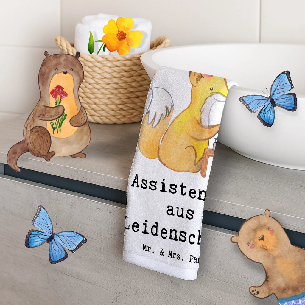 Guest towel Assistant Passion guest towels, towel, Guest towel, 50 x 30, hand towels, gift, gift idea, best, farewell gift, passing exam, anniversary, retirement, promotion, job start, sayings, funny, profession