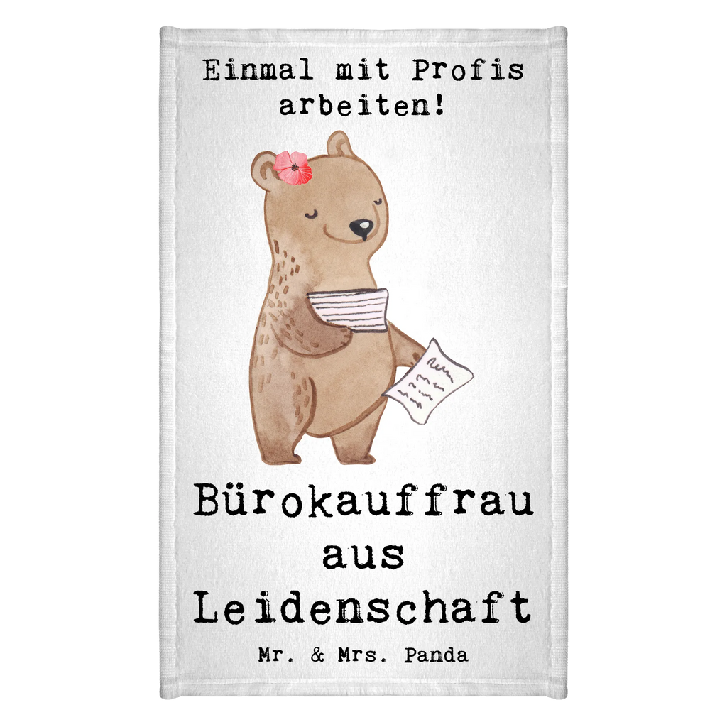 Guest towel Office Clerk Passion Guest towel, hand towels, towel, guest towels, 50 x 30, gift, gift idea, best, farewell gift, passing exam, anniversary, retirement, promotion, job start, sayings, funny, profession