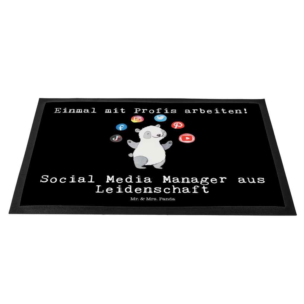 Doormat Social Media Manager Passion gift, gift idea, best, farewell gift, passing exam, anniversary, retirement, promotion, job start, sayings, funny, profession