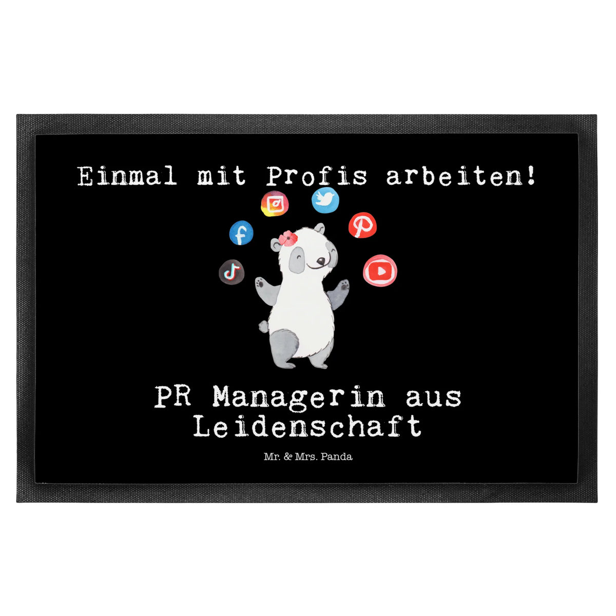 Doormat PR Manager Passion gift, gift idea, best, farewell gift, passing exam, anniversary, retirement, promotion, job start, sayings, funny, profession