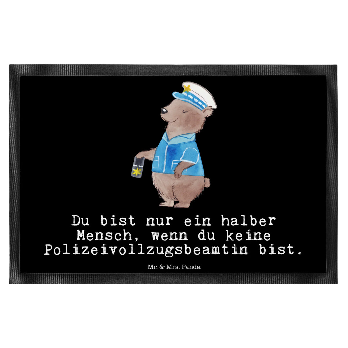 Fußmatte Polizeivollzugsbeamtin Herz Schmutzfangmatte, Outdoor-Matte, Abtreter, Schuhabstreifer, abstreifer, matte haustür, Haustürmatte, hausmatte, Sauberlaufmatte, Vorleger, Abtretmatte, bodenmatte, teppichmatte, flurmatte, Fussmatte, Türmatte, Gummi-Fußmatte, Schmutzmatte, Fußabtreter, Schmutzfänger, Eingangsteppich, Fußabstreifer, Türvorleger, Schmutzfangteppich, fußmatte, außenmatte, Gummimatte, Bodenvorleger, Eingangsmatte, Geschenk, Schenken, Jubiläum, Danke, Dankeschön, Beruf, Ausbildung, Abschied, Rente, Kollege, Kollegin, Arbeitskollege, Mitarbeiter, Firma, Polizistin, Polizeivollzugsbeamte, Polizei