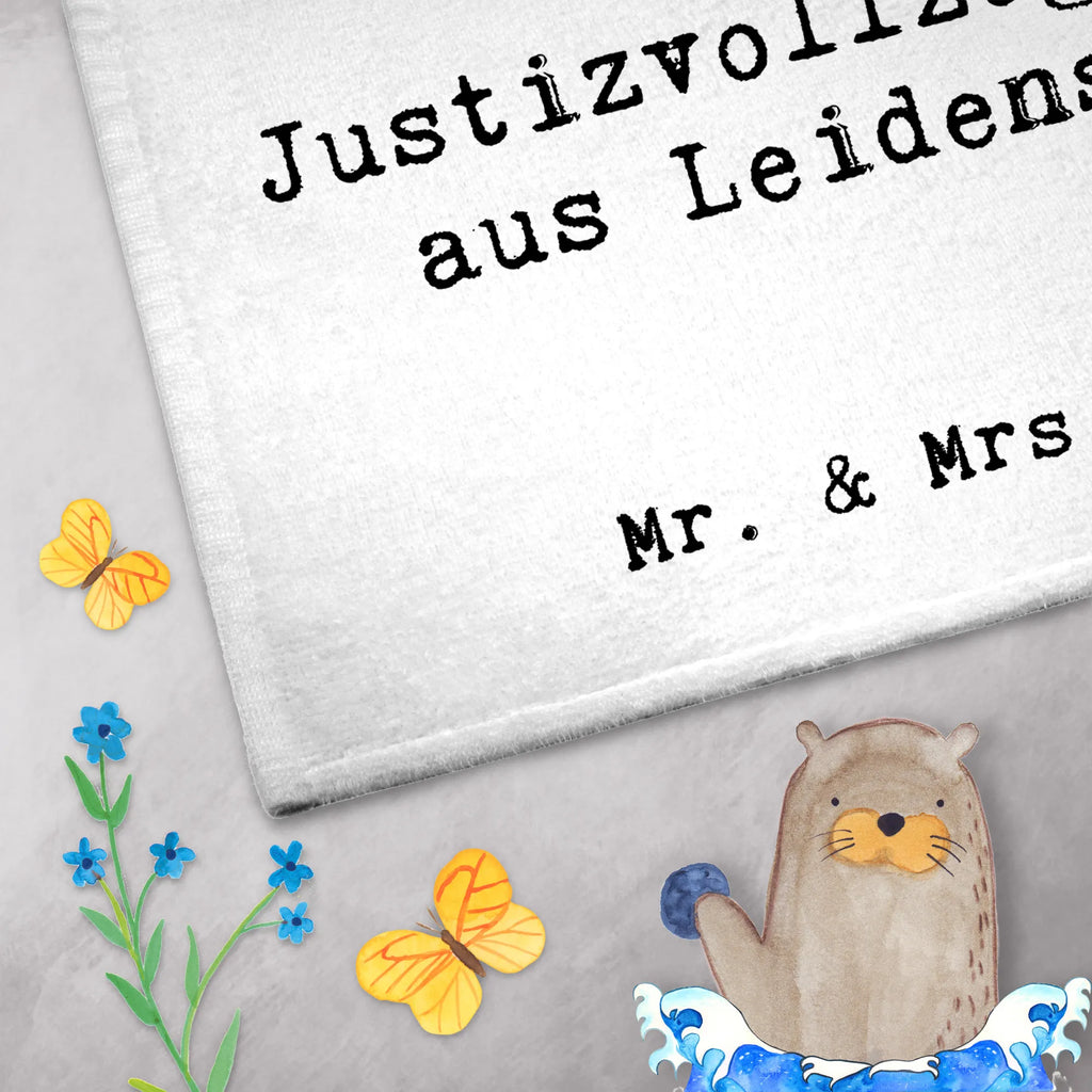 Guest towel correctional officer Passion Guest towel, 50 x 30, towel, hand towels, guest towels, gift, gift idea, best, farewell gift, passing exam, anniversary, retirement, promotion, job start, sayings, funny, profession