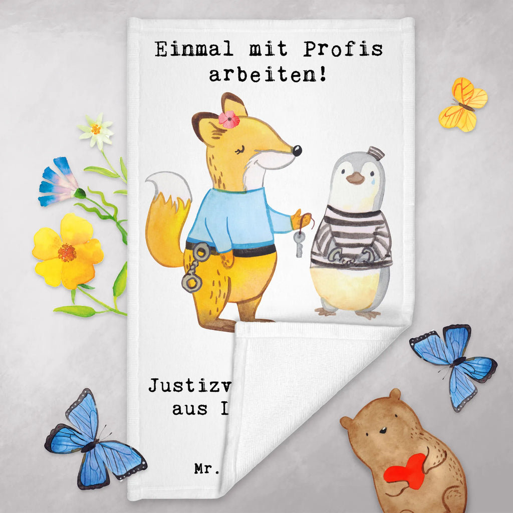 Guest towel correctional officer Passion Guest towel, 50 x 30, towel, hand towels, guest towels, gift, gift idea, best, farewell gift, passing exam, anniversary, retirement, promotion, job start, sayings, funny, profession