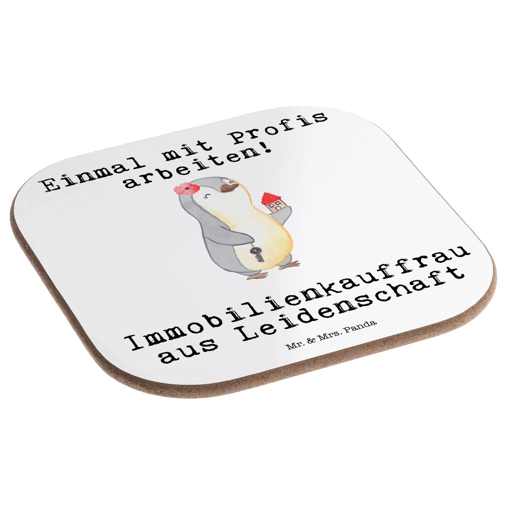 Square coaster Real estate agent Passion presents, gifts, party, gift, glass coasters, Coasters, breakfast, gift idea, best, farewell gift, passing exam, anniversary, retirement, promotion, job start, sayings, funny, profession