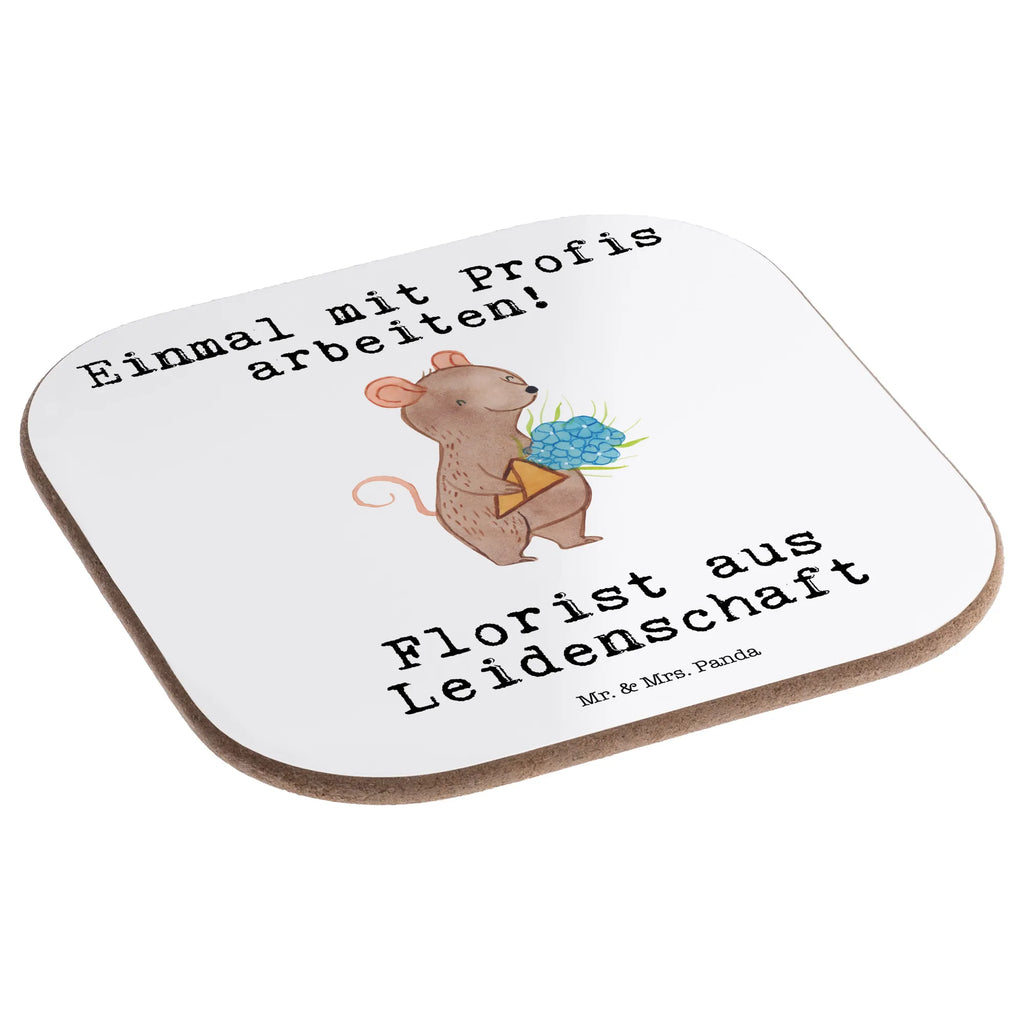 Square coaster Florist Passion breakfast, Coasters, gift, party, presents, glass coasters, gifts, gift idea, best, farewell gift, passing exam, anniversary, retirement, promotion, job start, sayings, funny, profession
