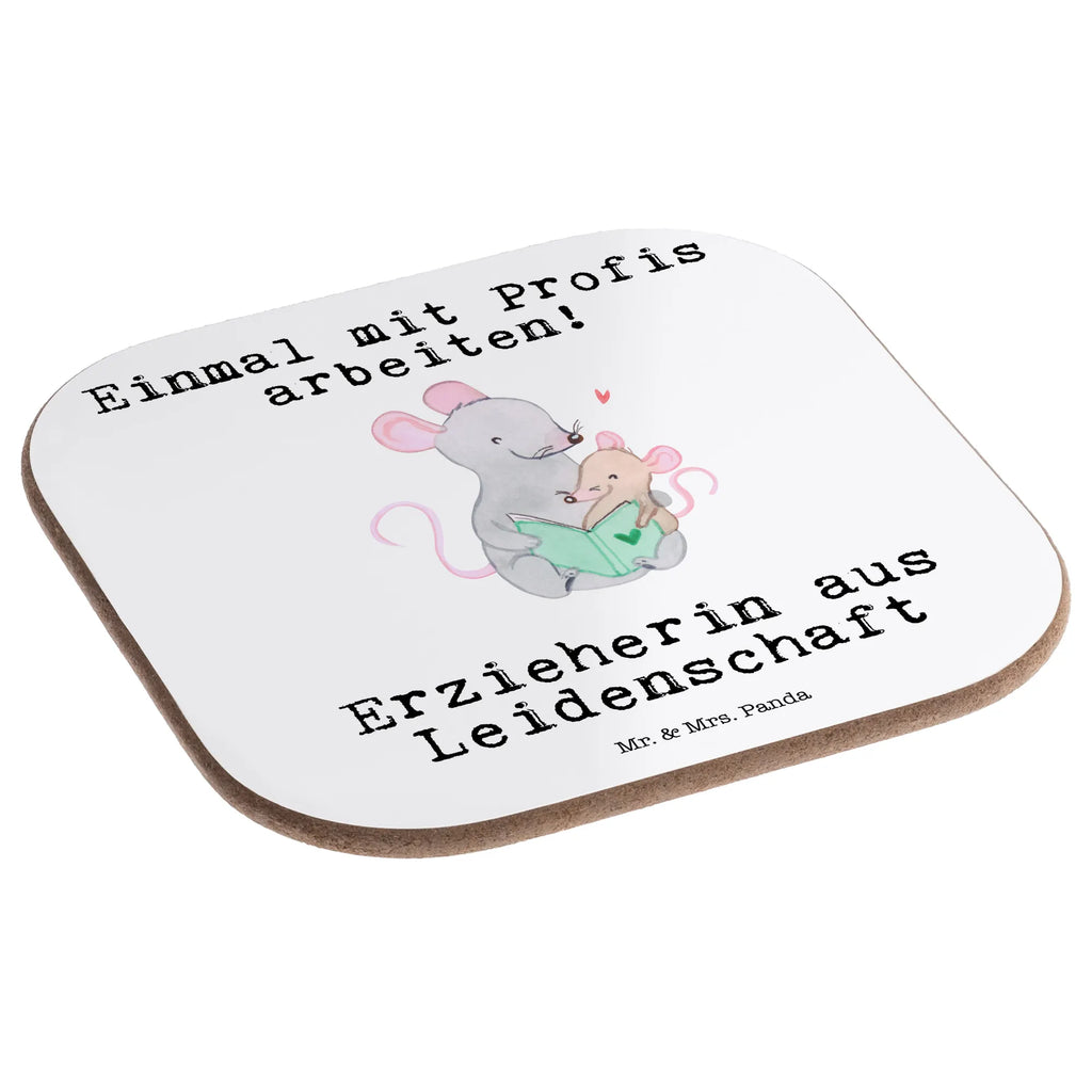 Square coaster Educator Passion party, gift, glass coasters, presents, gifts, breakfast, Coasters, gift idea, best, farewell gift, passing exam, anniversary, retirement, promotion, job start, sayings, funny, profession