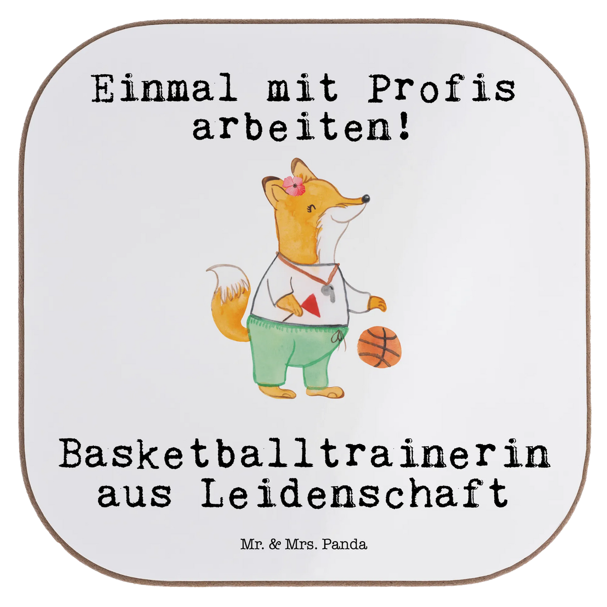 Square coaster basketball coach Passion gift, sayings, gift idea, best, farewell gift, passing exam, anniversary, retirement, promotion, job start, profession
