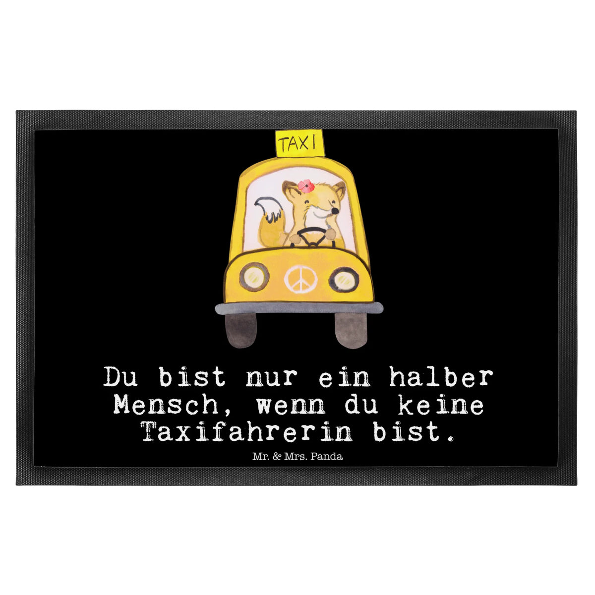 Doormat Taxi driver Heart gift, sayings, gift idea, best, farewell gift, passing exam, anniversary, retirement, promotion, job start, profession