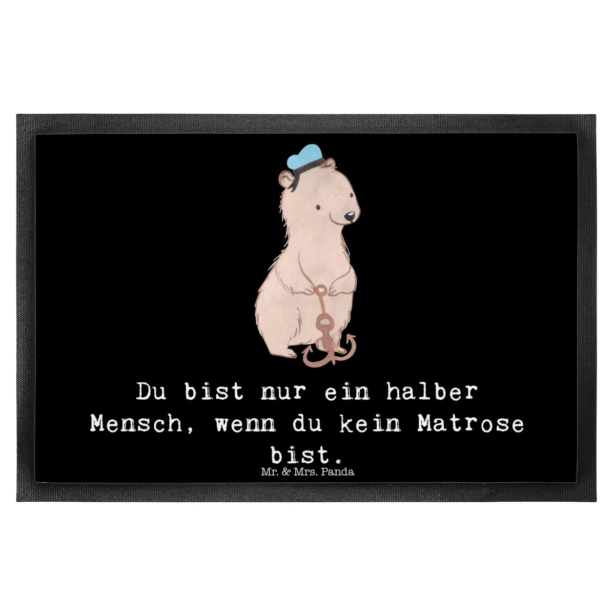 Fußmatte Matrose Herz Schuhabstreifer, Gummi-Fußmatte, matte haustür, Schmutzfangmatte, Türvorleger, Schmutzfangteppich, außenmatte, Haustürmatte, Fußabtreter, Outdoor-Matte, flurmatte, Abtretmatte, Vorleger, Schmutzmatte, Fussmatte, Türmatte, abstreifer, Fußabstreifer, Sauberlaufmatte, Schmutzfänger, Gummimatte, Bodenvorleger, bodenmatte, Eingangsmatte, Abtreter, fußmatte, teppichmatte, hausmatte, Eingangsteppich, Geschenk, Schenken, Jubiläum, Danke, Dankeschön, Beruf, Ausbildung, Abschied, Rente, Kollege, Kollegin, Arbeitskollege, Mitarbeiter, Firma, Seeleute, Seemann, Schiffsmechaniker, Schiff, Matrose