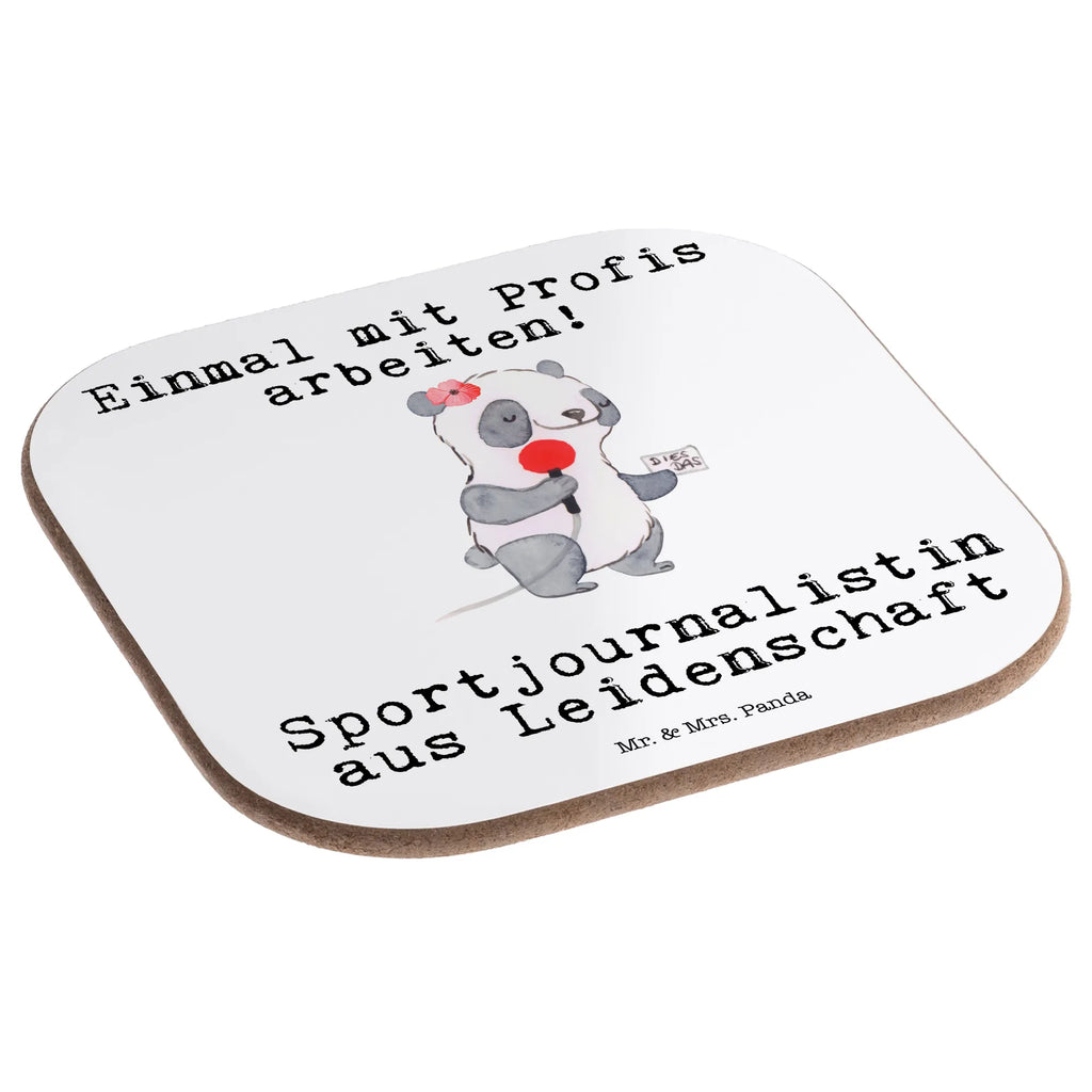 Square coaster Sports journalist Passion gift, breakfast, gifts, party, glass coasters, presents, Coasters, gift idea, best, farewell gift, passing exam, anniversary, retirement, promotion, job start, sayings, funny, profession