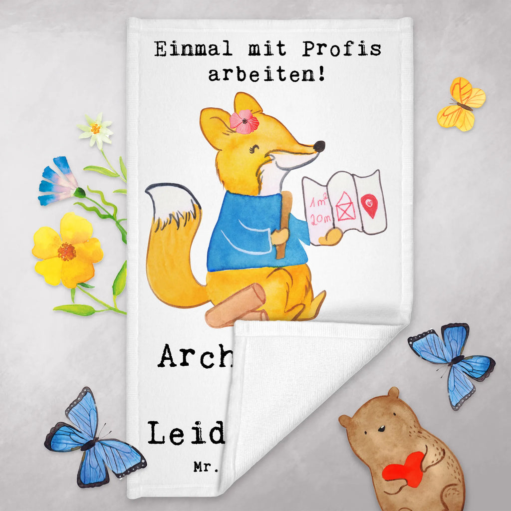 Ręcznik dla gości architektka Pasja Zawód, Wykształcenie, Jubileusz, Pożegnanie, Emerytura, Kolega, Koleżanka, Prezent, Dawać, Pracownik, Współpracownik, Firma, Dziękuję, Dziękuję bardzo