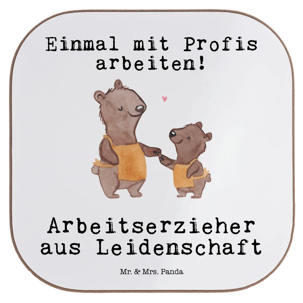 Square coaster Work Educator Passion presents, glass coasters, party, Coasters, breakfast, gifts, gift, gift idea, best, farewell gift, passing exam, anniversary, retirement, promotion, job start, sayings, funny, profession