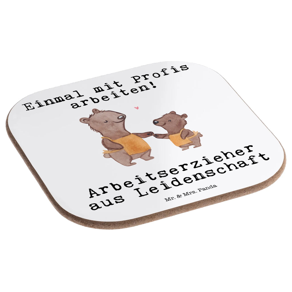 Square coaster Work Educator Passion presents, glass coasters, party, Coasters, breakfast, gifts, gift, gift idea, best, farewell gift, passing exam, anniversary, retirement, promotion, job start, sayings, funny, profession