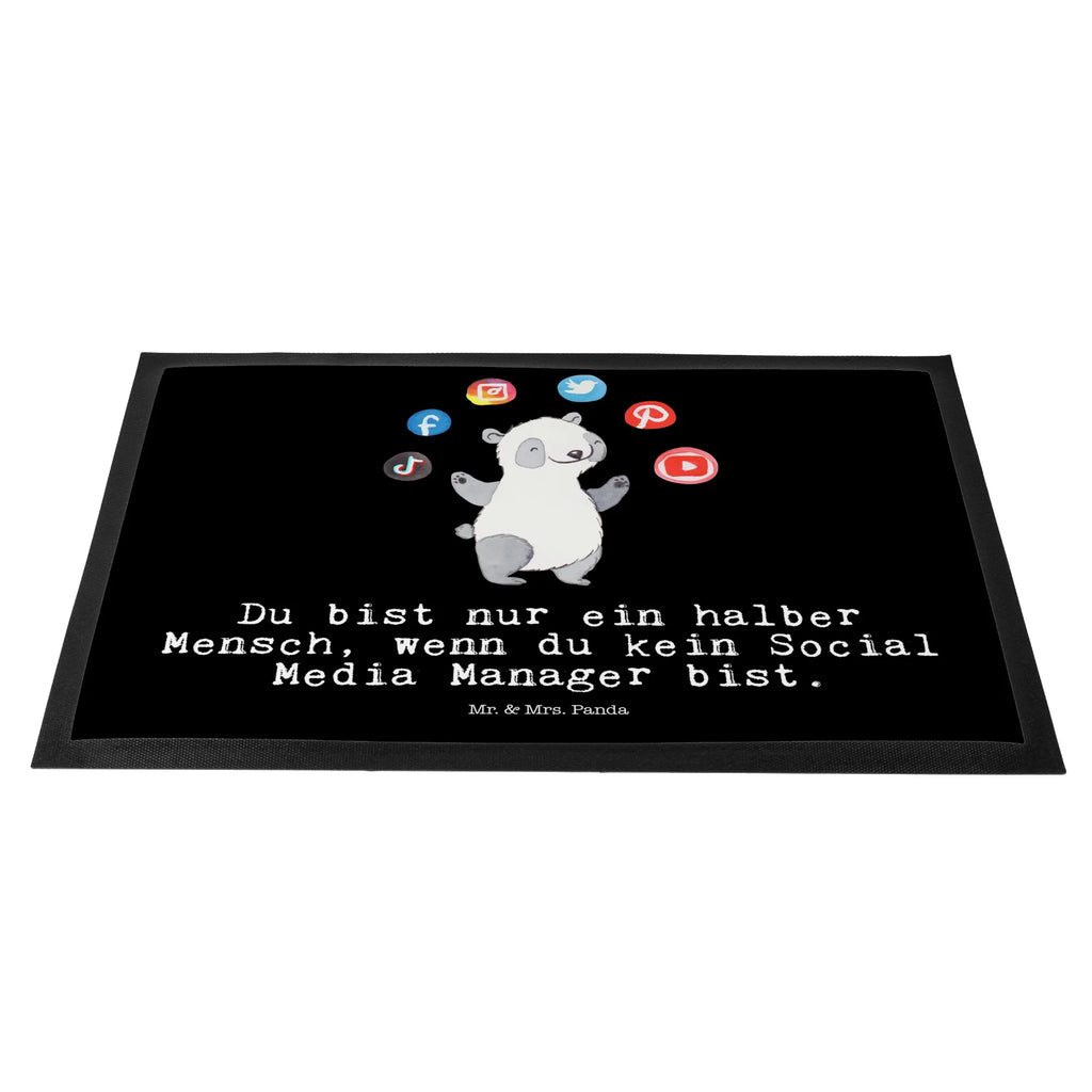 Doormat Social Media Manager heart gift, gift idea, best, farewell gift, passing exam, anniversary, retirement, promotion, job start, sayings, funny, profession