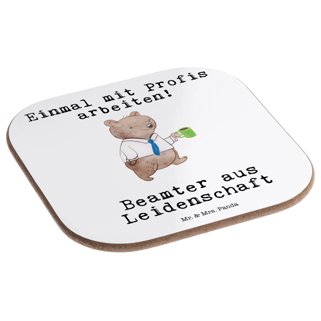 Square coaster civil servant Passion gifts, Coasters, gift, glass coasters, breakfast, party, presents, gift idea, best, farewell gift, passing exam, anniversary, retirement, promotion, job start, sayings, funny, profession