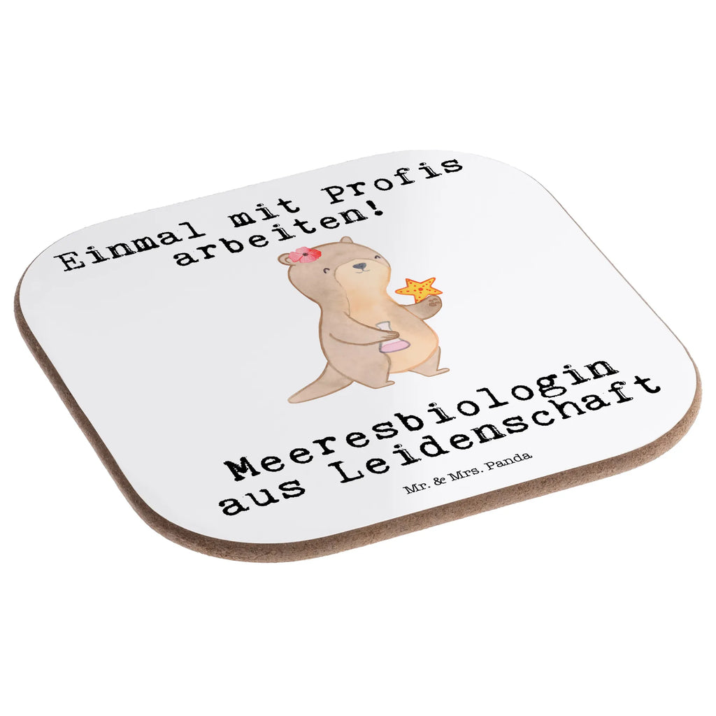 Square coaster Marine biologist Passion Coasters, gifts, party, presents, breakfast, gift, glass coasters, gift idea, best, farewell gift, passing exam, anniversary, retirement, promotion, job start, sayings, funny, profession