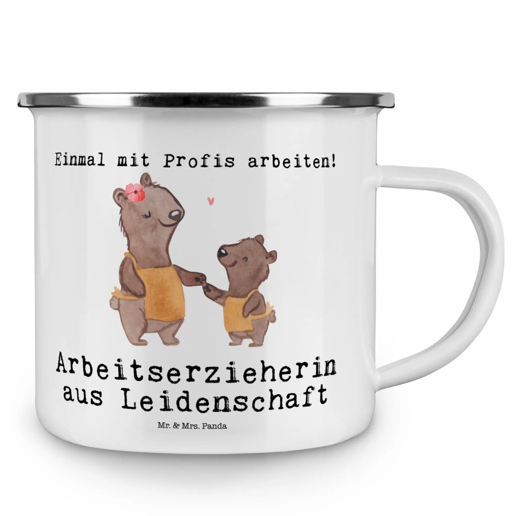 Kempingowy kubek emaliowany wychowawczyni pracy pasja Zawód, Wykształcenie, Jubileusz, Pożegnanie, Emerytura, Kolega, Koleżanka, Prezent, Dawać, Pracownik, Współpracownik, Firma, Dziękuję, Dziękuję bardzo