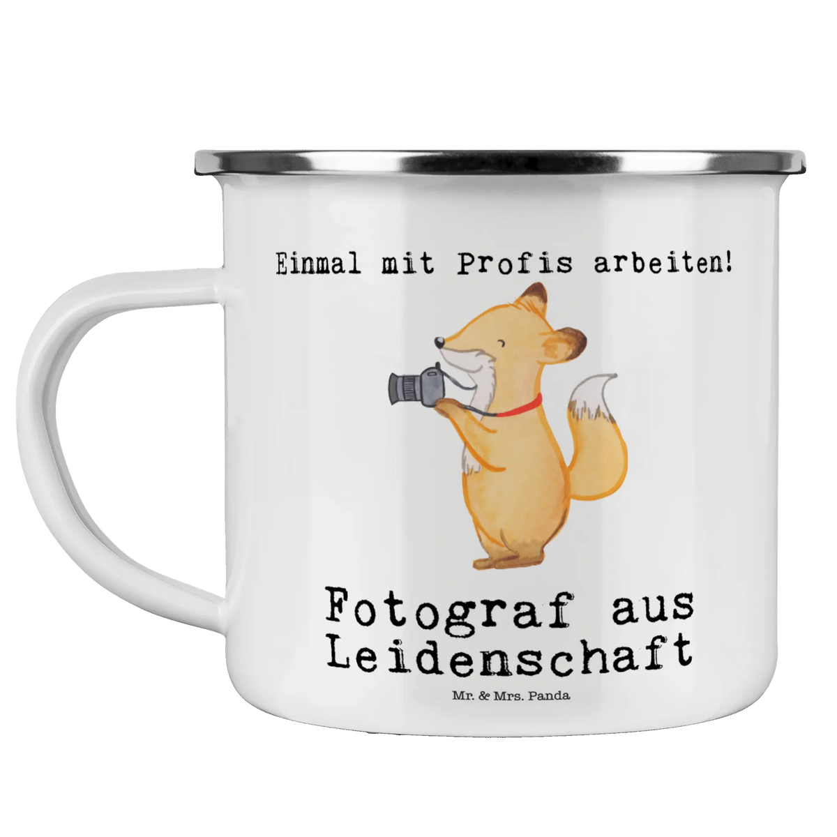 Enamel camping mug photographer passion gift, sayings, gift idea, best, farewell gift, passing exam, anniversary, retirement, promotion, job start, profession