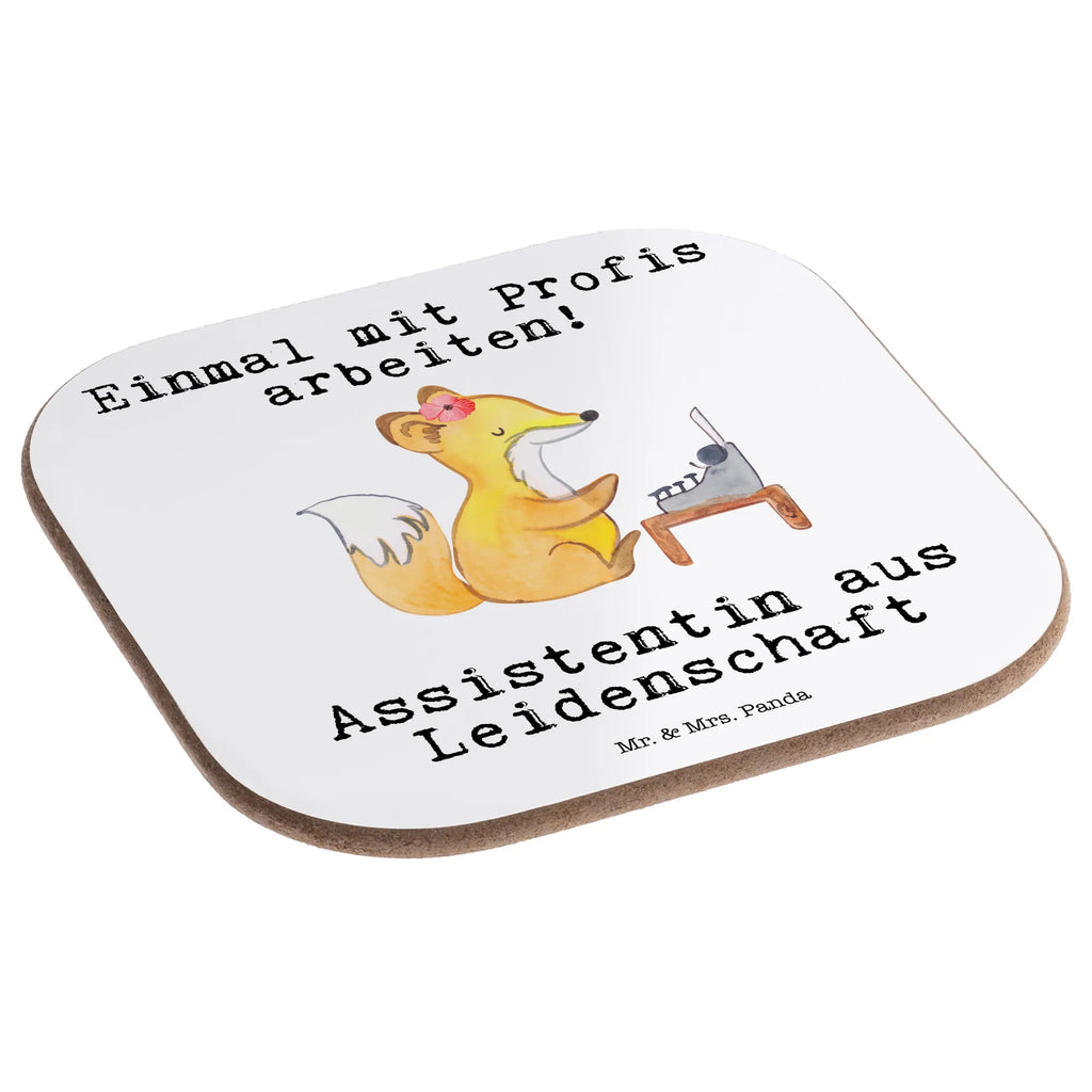 Square coaster Assistant Passion gifts, Coasters, gift, presents, glass coasters, breakfast, party, gift idea, best, farewell gift, passing exam, anniversary, retirement, promotion, job start, sayings, funny, profession