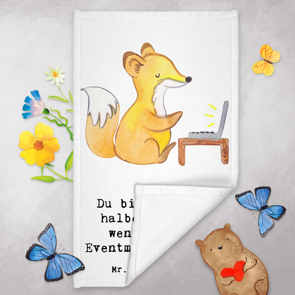 Guest towel Event manager heart 50 x 30, hand towels, towel, Guest towel, guest towels, gift, gift idea, best, farewell gift, passing exam, anniversary, retirement, promotion, job start, sayings, funny, profession